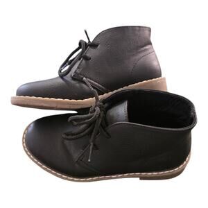 The Children's Place Black Lace up Boots Boy Size 13 Shoes